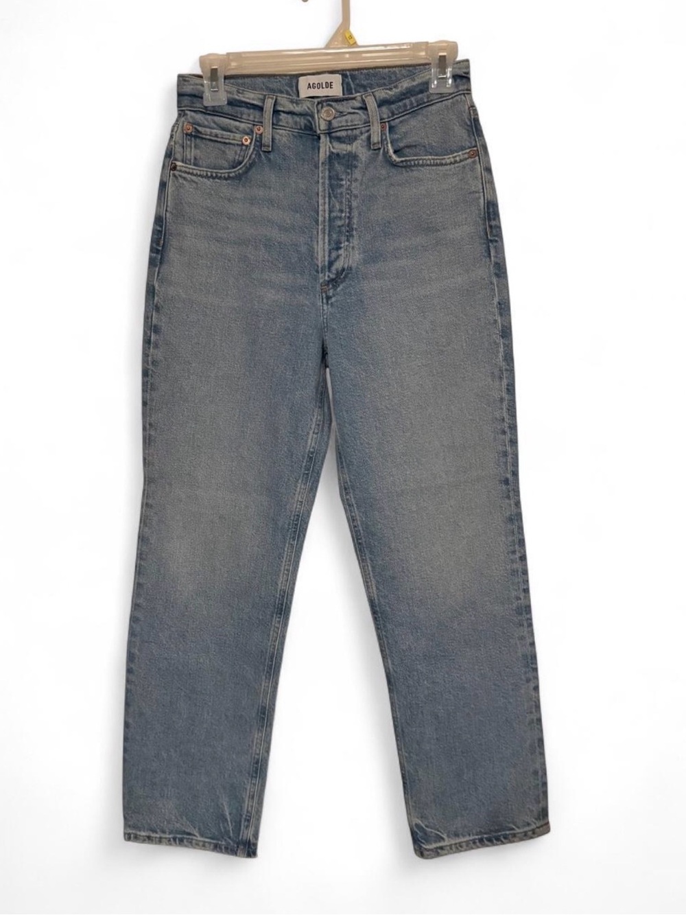 AGOLDE 90's Pinch Waist Crop High Rise Straight Jeans Size 25 NWOT